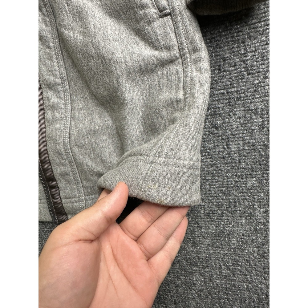 Womens Lululemon High Neck Collared Coat Jacket Gray, Size 4 - Picture 13 of 14